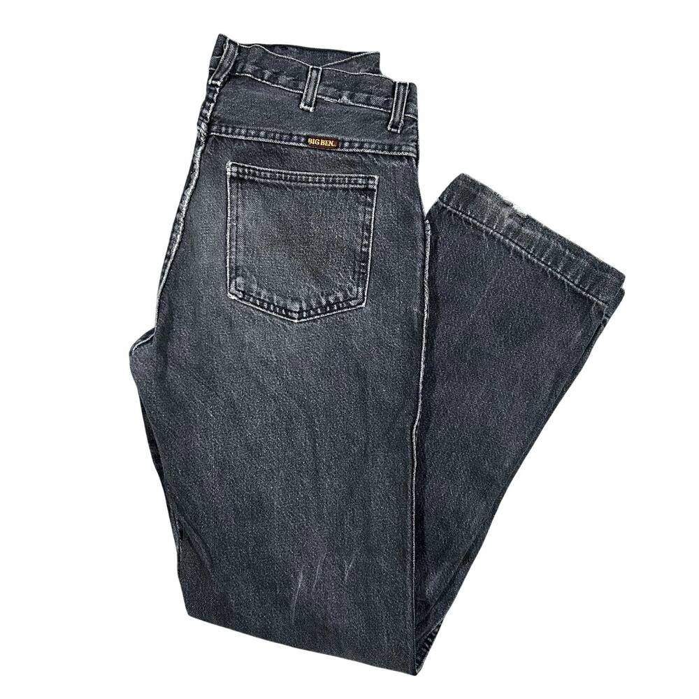 Vintage Big Ben Work Jeans 32x30 Black Denim Pants Men’s Straight Leg